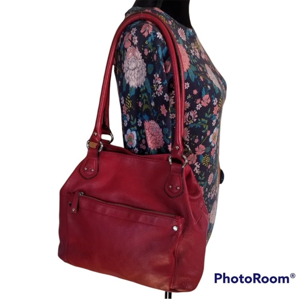 Tignanello Red Leather Purse